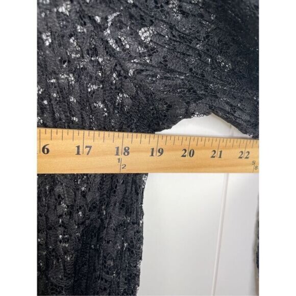 Free People Carina Meadow Lace Dress Black Size M MSRP $350‎ - Picture 9 of 14